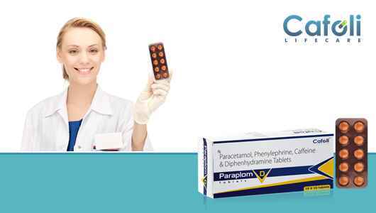Paraplom Cold Tablet at Best Price in Respiratory Franchise for Cold & Flu and Headache, Sinus Relief.